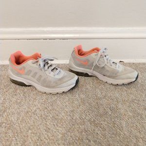 Grey and Peach Nike Sneakers